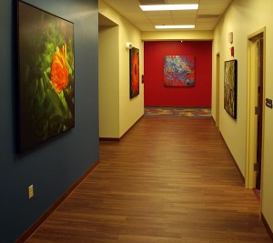 Centra Health College of Nursing Admin Corridor